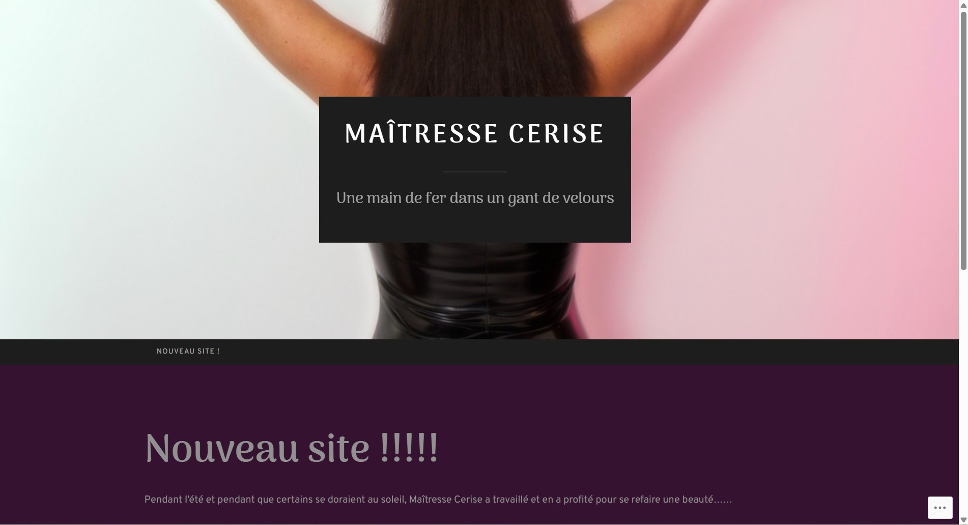 Maitresse cerise dominatrice Marseille